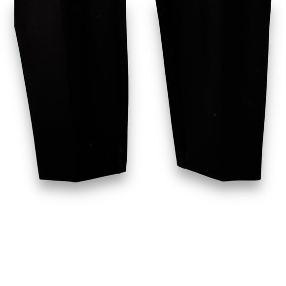 Susan Graver Black Slim Leg Ankle Pants Stretch High Waist Pull On Large - Picture 6 of 9